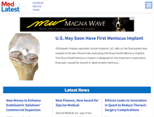 Tablet Screenshot of medlatest.com